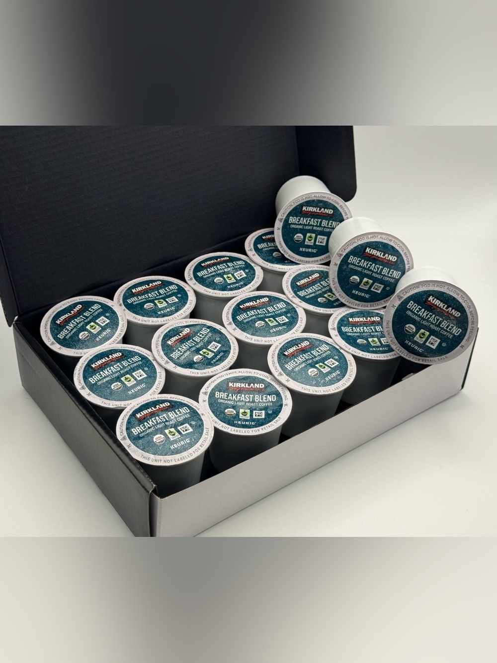 Kirkland Signature Organic Breakfast Blend 15 K-Cup Pods